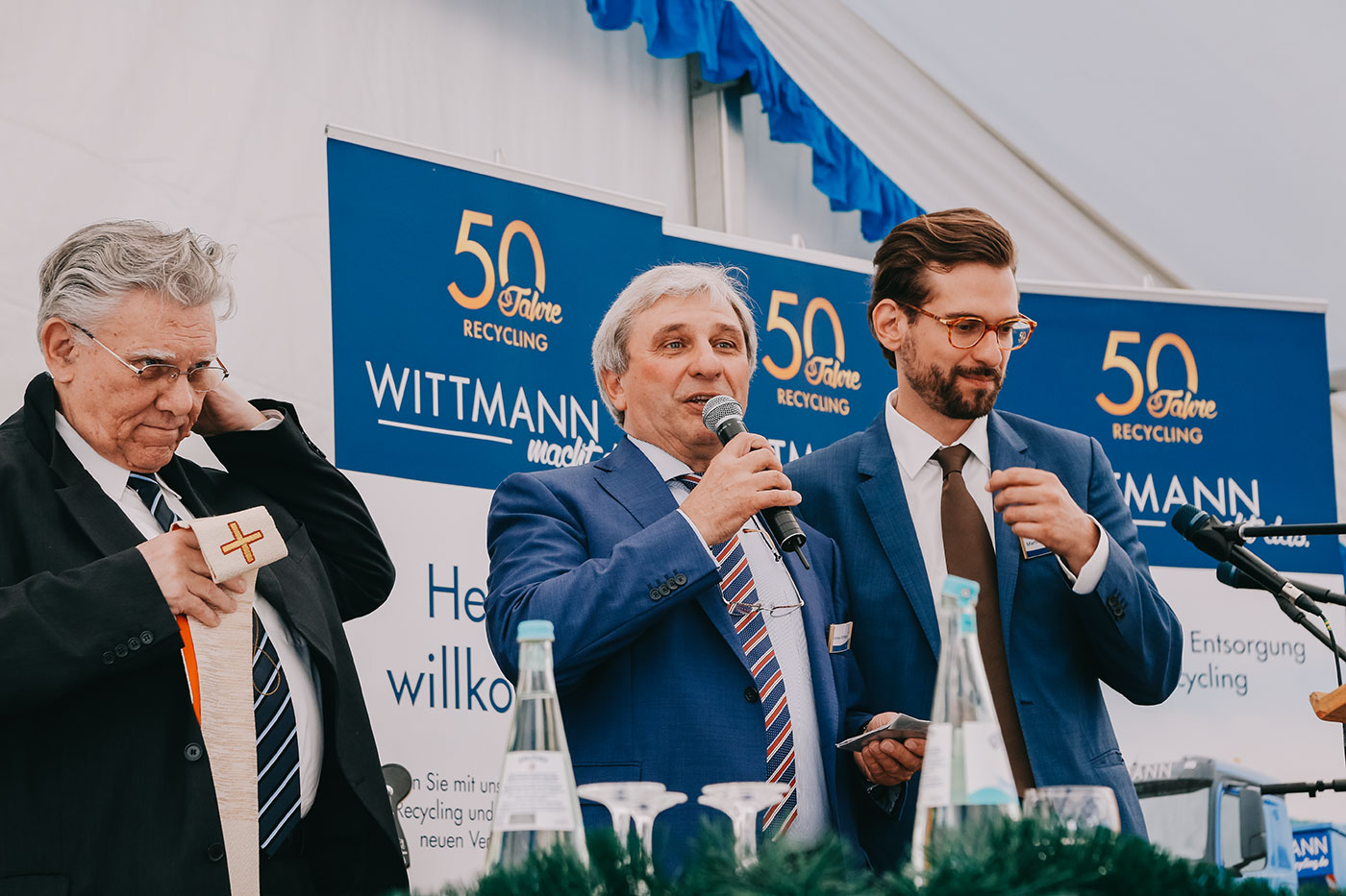 Martin und Andreas Wittmann auf dem 50 Jahre Jubiläum